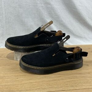 Dr. Martens Carlson Slingback Black Mule Shoes Women’s Size 8